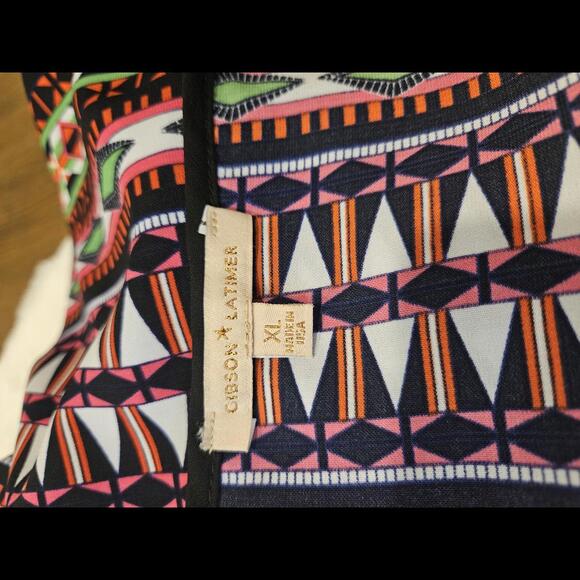 Gibson Latimer Trendy Boho Print Tunic Dress - Picture 5 of 8